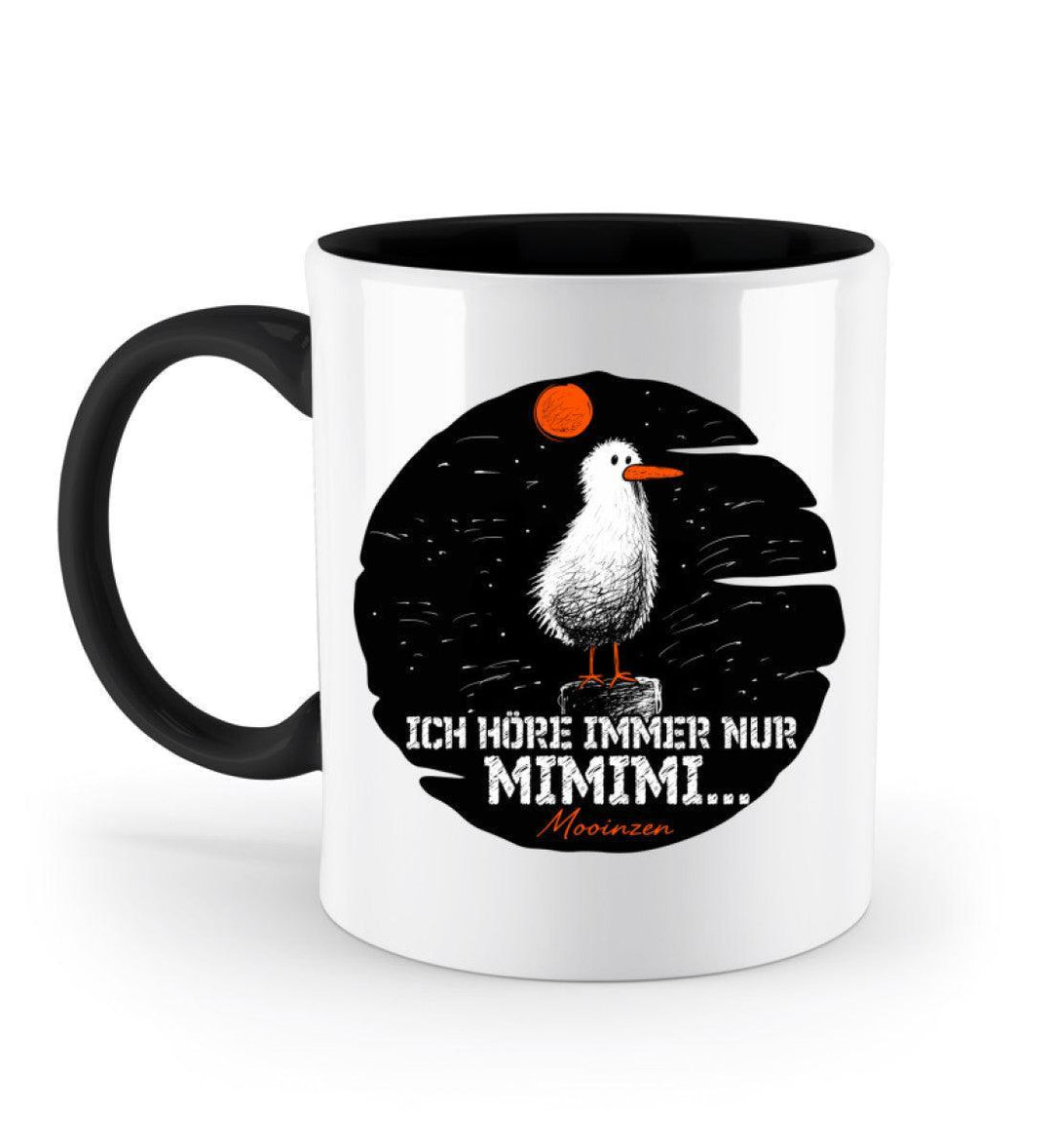Ich höre immer nur · Keramiktasse Zweifarbig-Keramik Tasse Zweifarbig-Black-330ml-Mooinzen