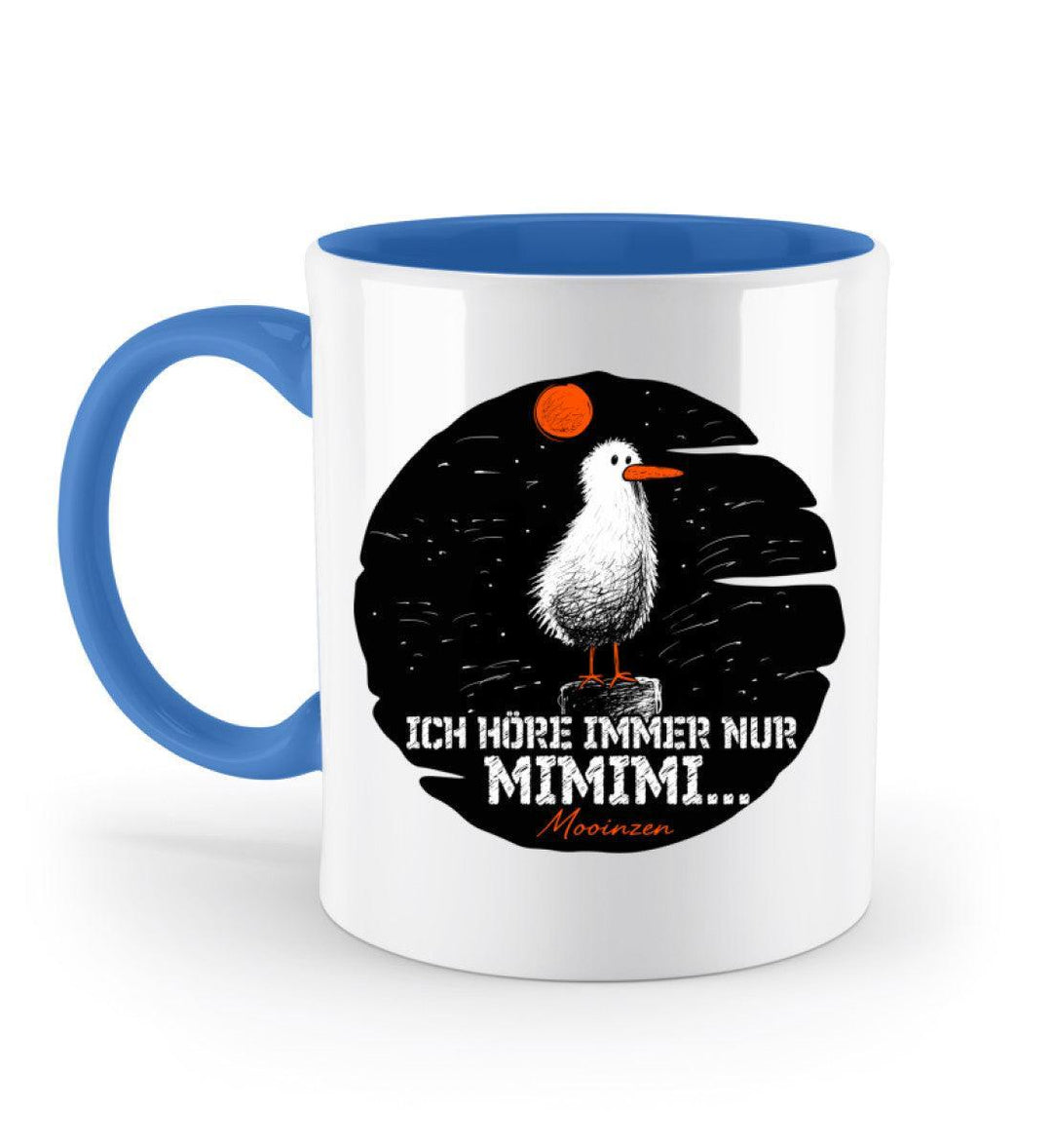 Ich höre immer nur · Keramiktasse Zweifarbig-Keramik Tasse Zweifarbig-Blue-330ml-Mooinzen