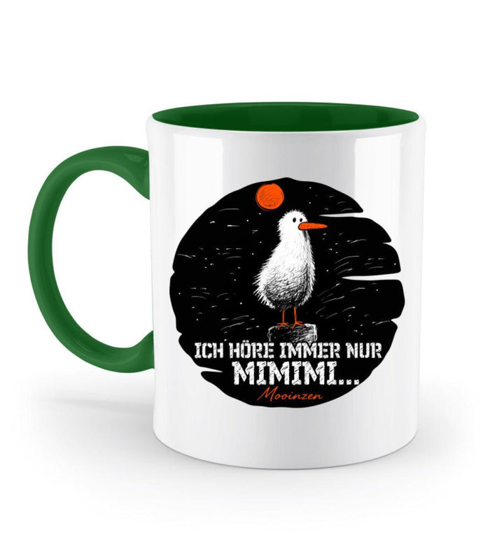 Ich höre immer nur · Keramiktasse Zweifarbig-Keramik Tasse Zweifarbig-Irish Green-330ml-Mooinzen