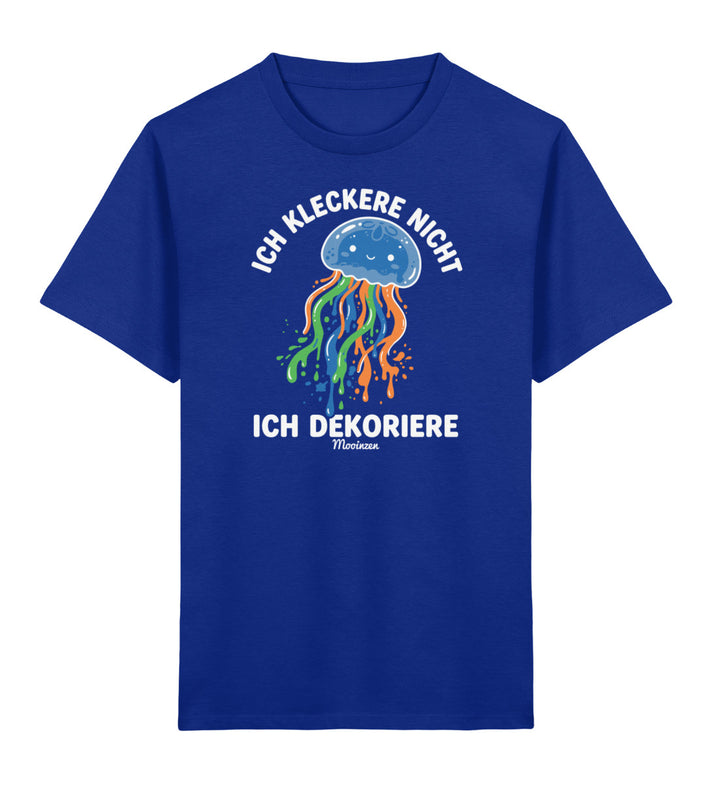 Ich kleckere nicht ich dekoriere · Kinder Premium Bio T-Shirt-Kinder Premium Bio T-Shirt-Royal Blue-3/4-Mooinzen