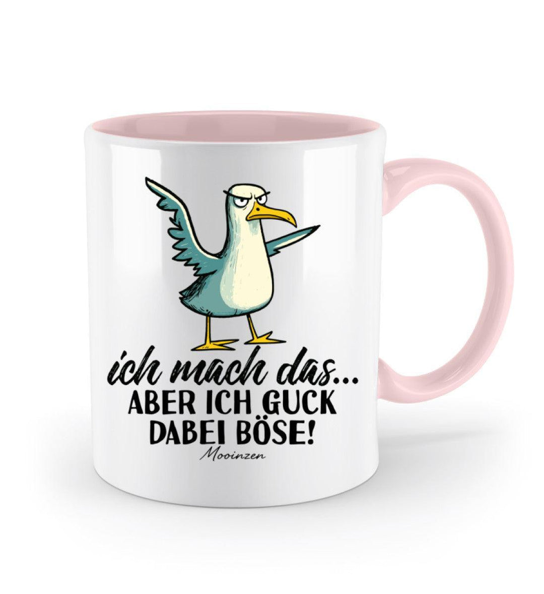 Ich mach das... guck aber böse · Keramiktasse Zweifarbig-Keramik Tasse Zweifarbig-Mooinzen
