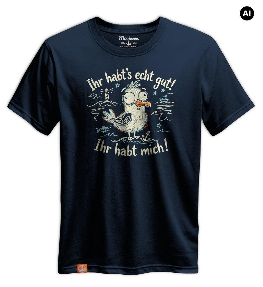 Ihr Habts Echt Gut! Ihr Habt Mich! · Unisex Premium Bio T-Shirt-Unisex Premium Bio T-Shirt-dress-blue-S-Mooinzen