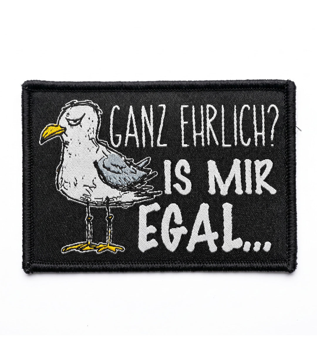 Is mir egal · Klettwattpatch V2-Klettwatt Patch-black-9x6-Mooinzen