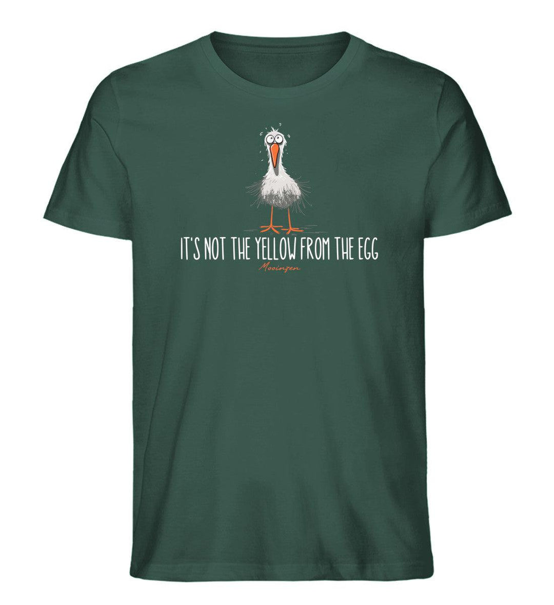 It's not the yellow from the egg · Herren Premium Bio T-Shirt-Herren Premium Bio T-Shirt-Glazed Green-XL-Mooinzen