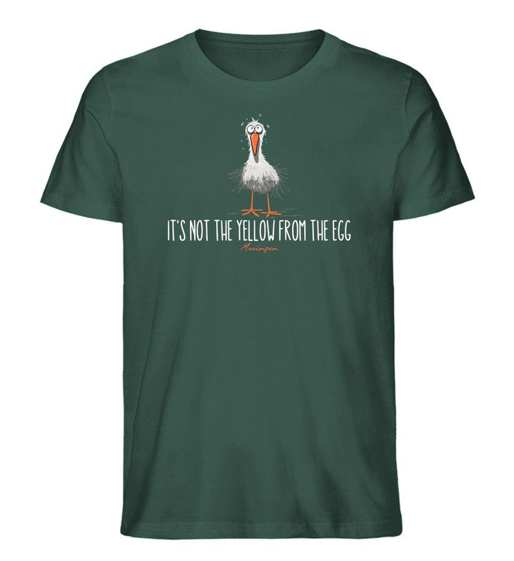 It's not the yellow from the egg · Herren Premium Bio T-Shirt-Herren Premium Bio T-Shirt-Glazed Green-XL-Mooinzen