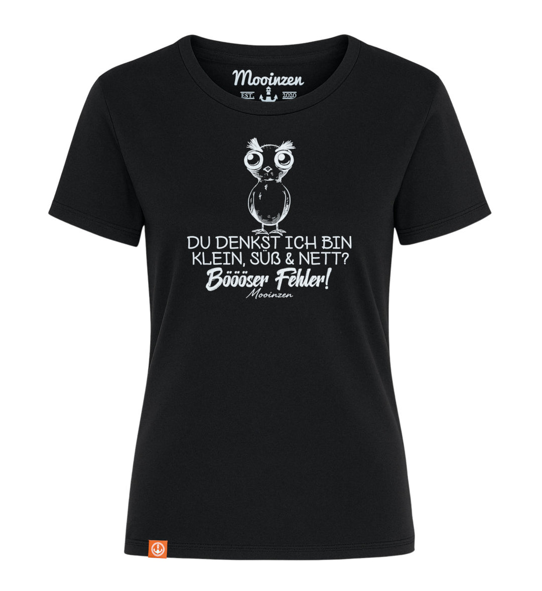 Klein, süß & nett böööser Fehler · Damen Premium Signature Bio T-Shirt-Damen Signature Bio T-Shirt-black-beauty-XS-Mooinzen