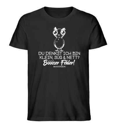 Klein, süß & nett böööser fehler · Herren Premium Bio T-Shirt-Herren Premium Bio T-Shirt-Black-XS-Mooinzen