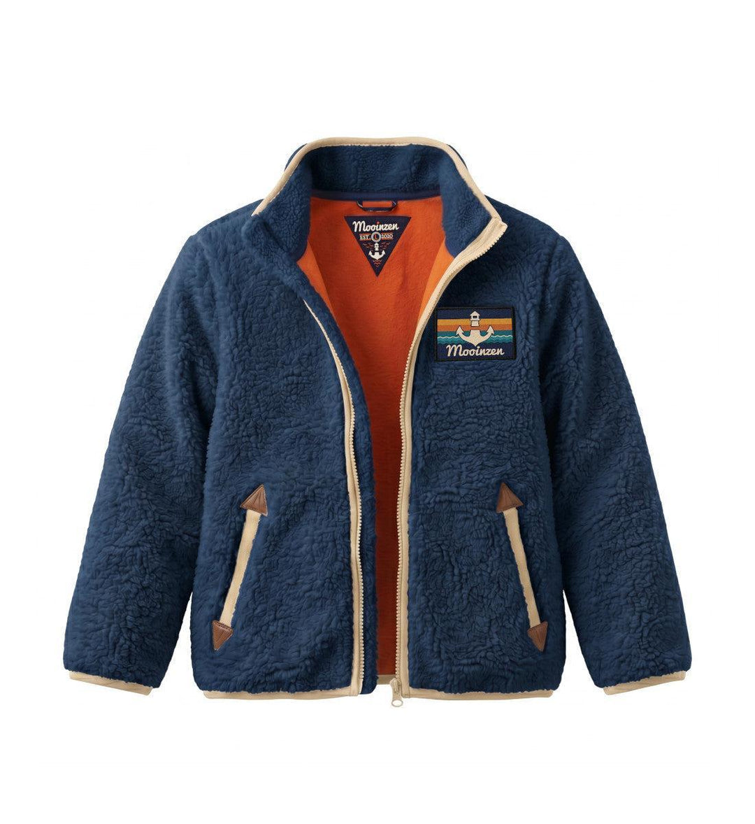 Klettwatt Patch · Kinder Premium Sherpa Jacke-Kinder Premium Sherpa Jacke-Mooinzen