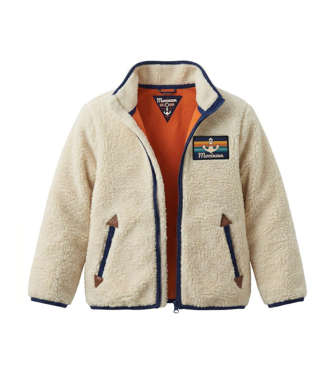 Klettwatt Patch · Kinder Premium Sherpa Jacke-Kinder Premium Sherpa Jacke-Mooinzen
