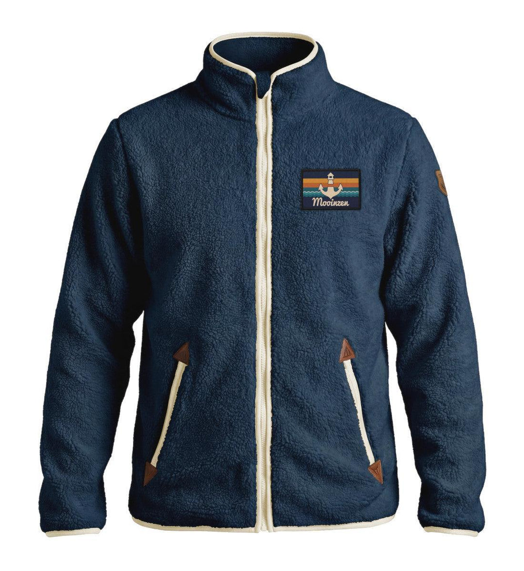 Klettwatt Patch · Unisex Premium Sherpa Jacke-Unisex Premium Sherpa Jacke-dress-blue-S-Mooinzen