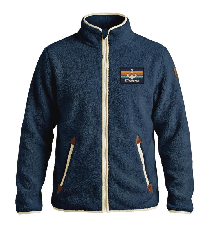 Klettwatt Patch · Unisex Premium Sherpa Jacke-Unisex Premium Sherpa Jacke-dress-blue-S-Mooinzen