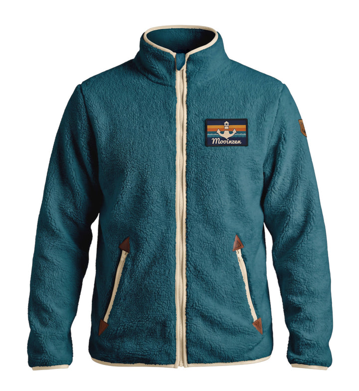 Klettwatt Patch · Unisex Premium Sherpa Jacke-Unisex Premium Sherpa Jacke-ocean-depth-S-Mooinzen