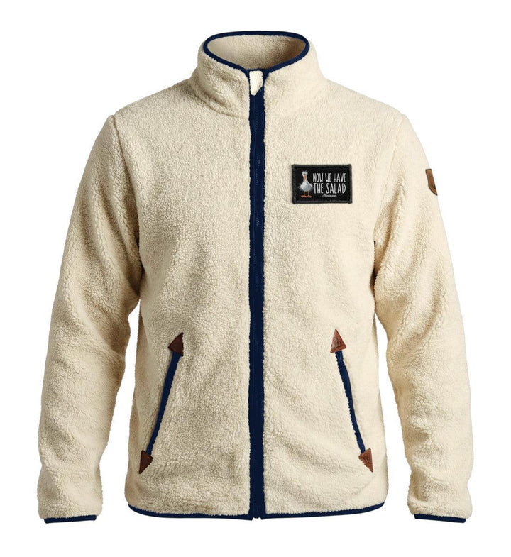 Klettwatt Patch · Unisex Premium Sherpa Jacke-Unisex Premium Sherpa Jacke-warm-sand-S-Mooinzen