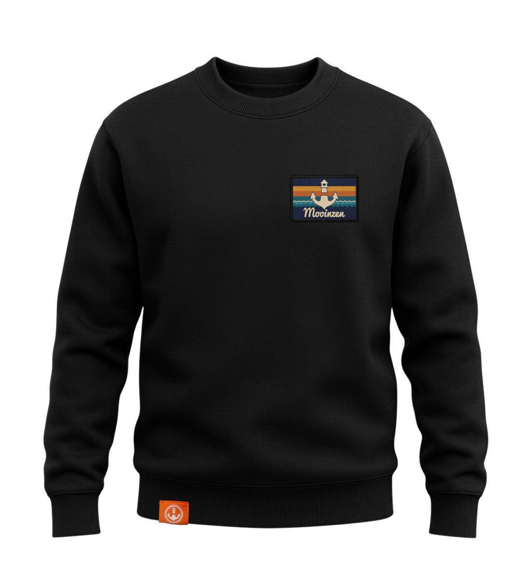 Klettwatt Patch · Unisex Signature Premium Bio Sweatshirt-Unisex Signature Bio Sweatshirt-black-beauty-S-Mooinzen