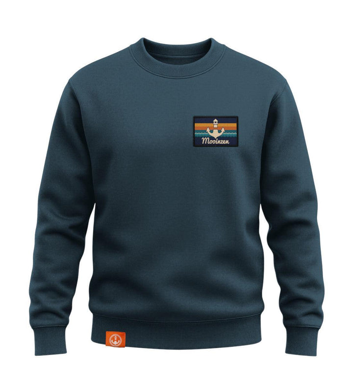 Klettwatt Patch · Unisex Signature Premium Bio Sweatshirt-Unisex Signature Bio Sweatshirt-stargazer-S-Mooinzen