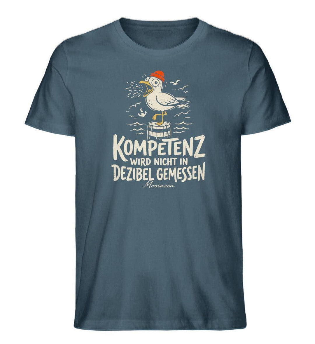 Kompetenz wird nicht in Dezibel gemessen · Herren Premium Bio T-Shirt-Herren Premium Bio T-Shirt-Stargazer-XS-Mooinzen