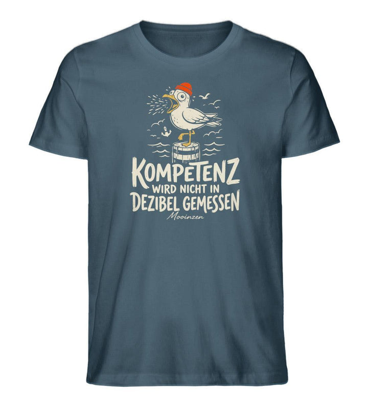 Kompetenz wird nicht in Dezibel gemessen · Herren Premium Bio T-Shirt-Herren Premium Bio T-Shirt-Stargazer-XS-Mooinzen