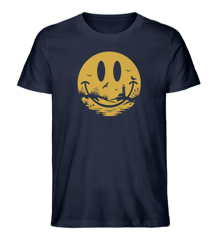 Küstensmiley · Herren Premium Bio T-Shirt-Herren Premium Bio T-Shirt-French Navy-XS-Mooinzen