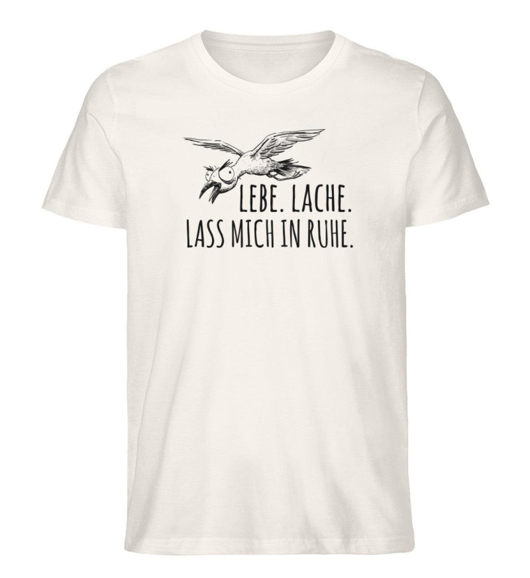 Lebe Lache Lass mich in ruhe · Herren Premium Bio T-Shirt-Herren Premium Bio T-Shirt-Vintage White-S-Mooinzen