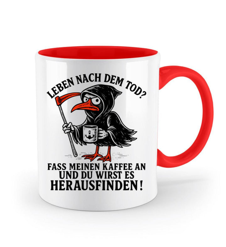 Leben nach dem Tod? Kaffee · Keramiktasse Zweifarbig-Keramik Tasse zweifarbig-Mooinzen