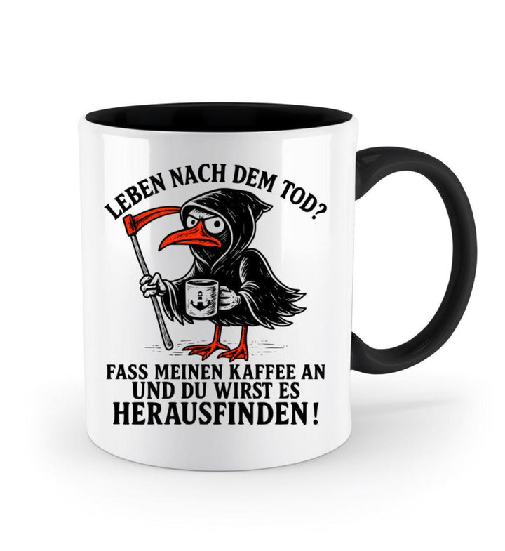 Leben nach dem Tod? Kaffee · Keramiktasse Zweifarbig-Keramik Tasse zweifarbig-Mooinzen