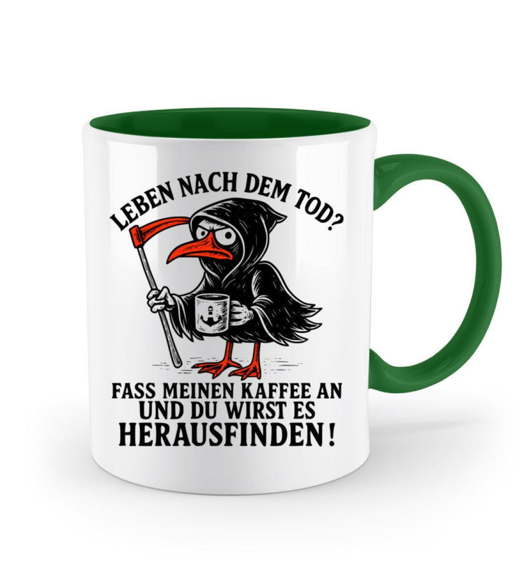 Leben nach dem Tod? Kaffee · Keramiktasse Zweifarbig-Keramik Tasse zweifarbig-Mooinzen