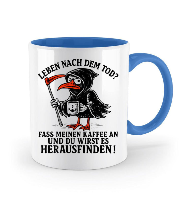 Leben nach dem Tod? Kaffee · Keramiktasse Zweifarbig-Keramik Tasse zweifarbig-Mooinzen