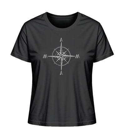 Mama Kompass · Damen Premium Bio T-Shirt 2.0-Damen Premium Bio T-Shirt-Black-XS-Mooinzen