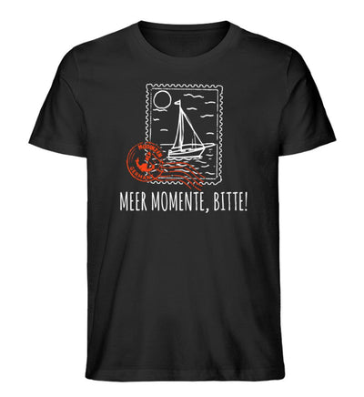 Meer Momente, bitte! · Herren Premium Bio T-Shirt-Herren Premium Bio T-Shirt-Black-XS-Mooinzen