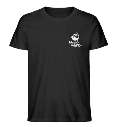 Meer Wein · Herren Premium Bio T-Shirt-Herren Premium Bio T-Shirt-Black-XS-Mooinzen