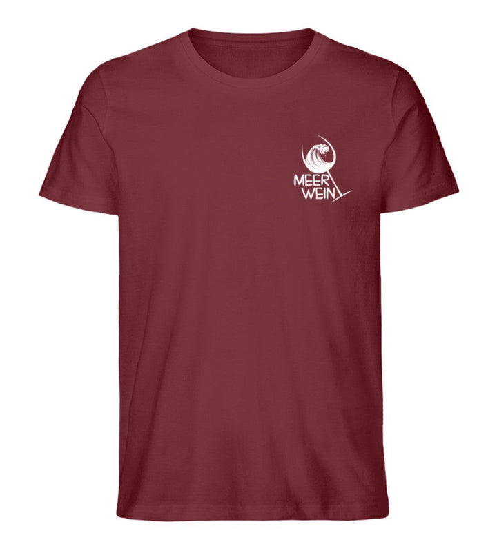 Meer Wein · Herren Premium Bio T-Shirt-Herren Premium Bio T-Shirt-Burgundy-S-Mooinzen