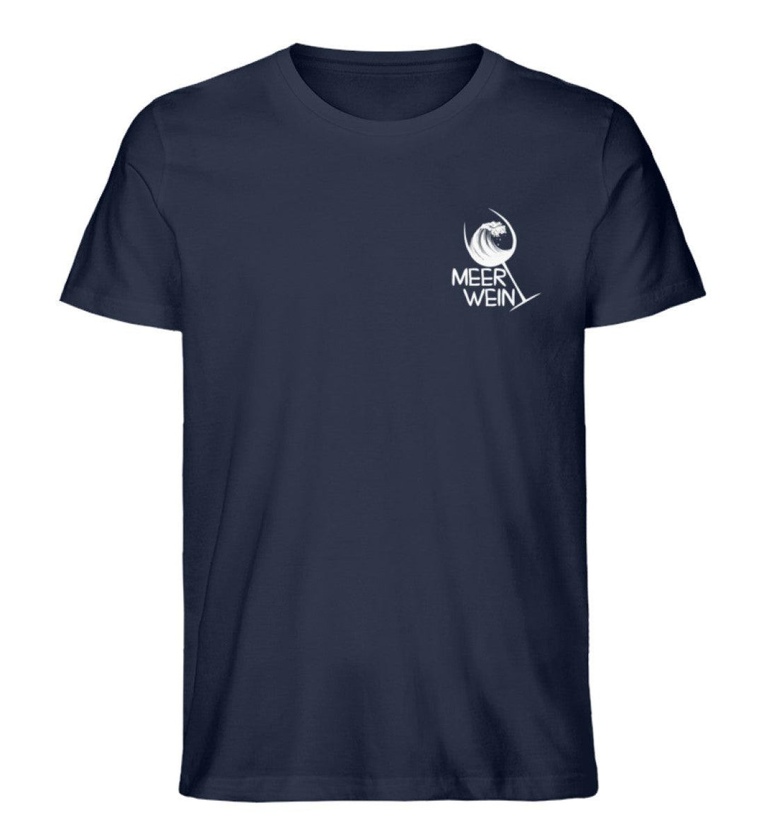 Meer Wein · Herren Premium Bio T-Shirt-Herren Premium Bio T-Shirt-French Navy-XS-Mooinzen