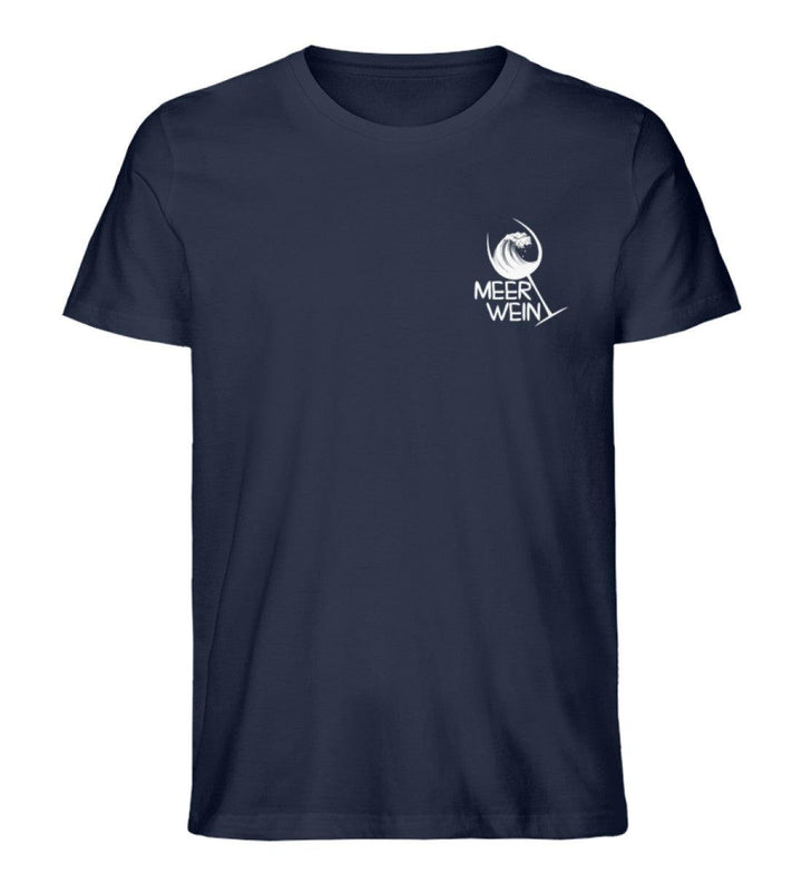 Meer Wein · Herren Premium Bio T-Shirt-Herren Premium Bio T-Shirt-French Navy-XS-Mooinzen