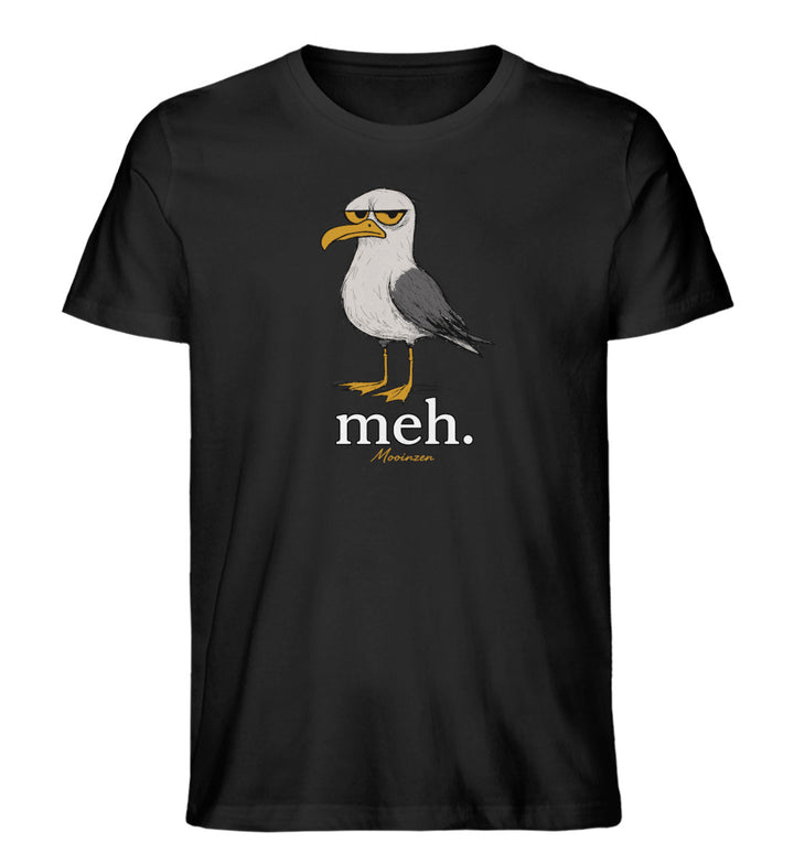Meh Möwe · Herren Premium Bio T-Shirt-Herren Premium Bio T-Shirt-Black-XS-Mooinzen