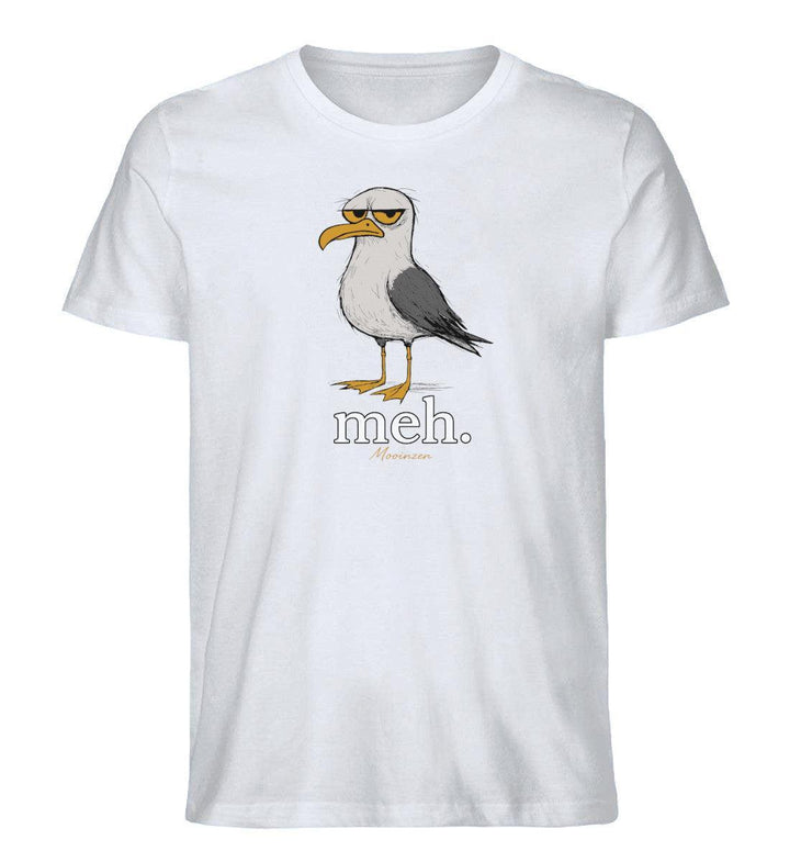 Meh Möwe · Herren Premium Bio T-Shirt-Herren Premium Bio T-Shirt-White-XS-Mooinzen