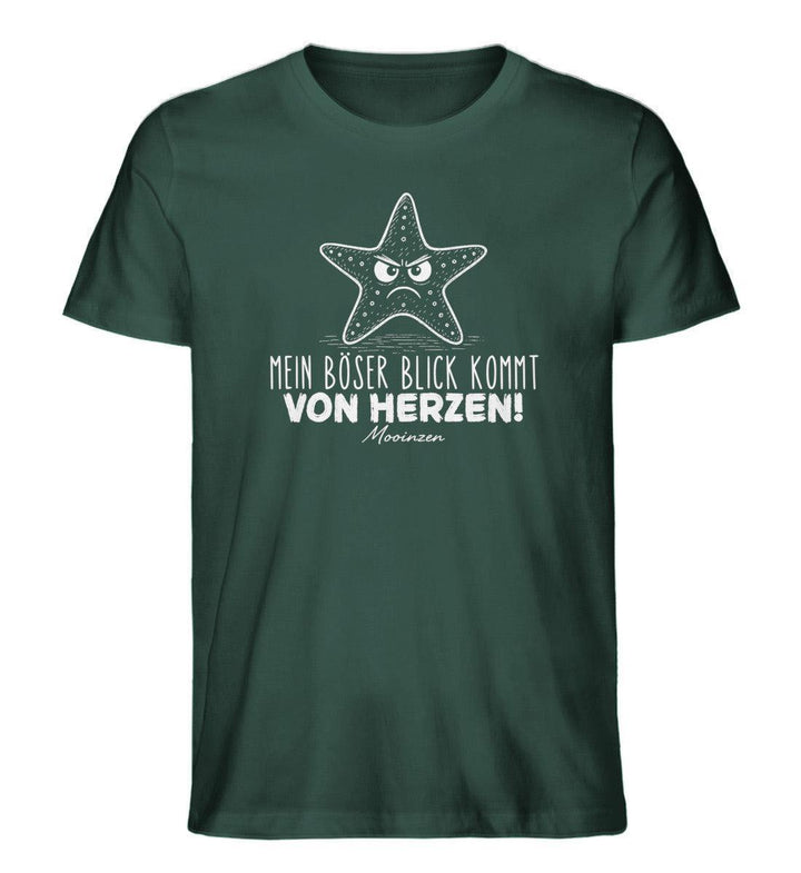 Mein Böser blick kommt von Herzen · Herren Premium Bio T-Shirt-Herren Premium Bio T-Shirt-Glazed Green-XS-Mooinzen