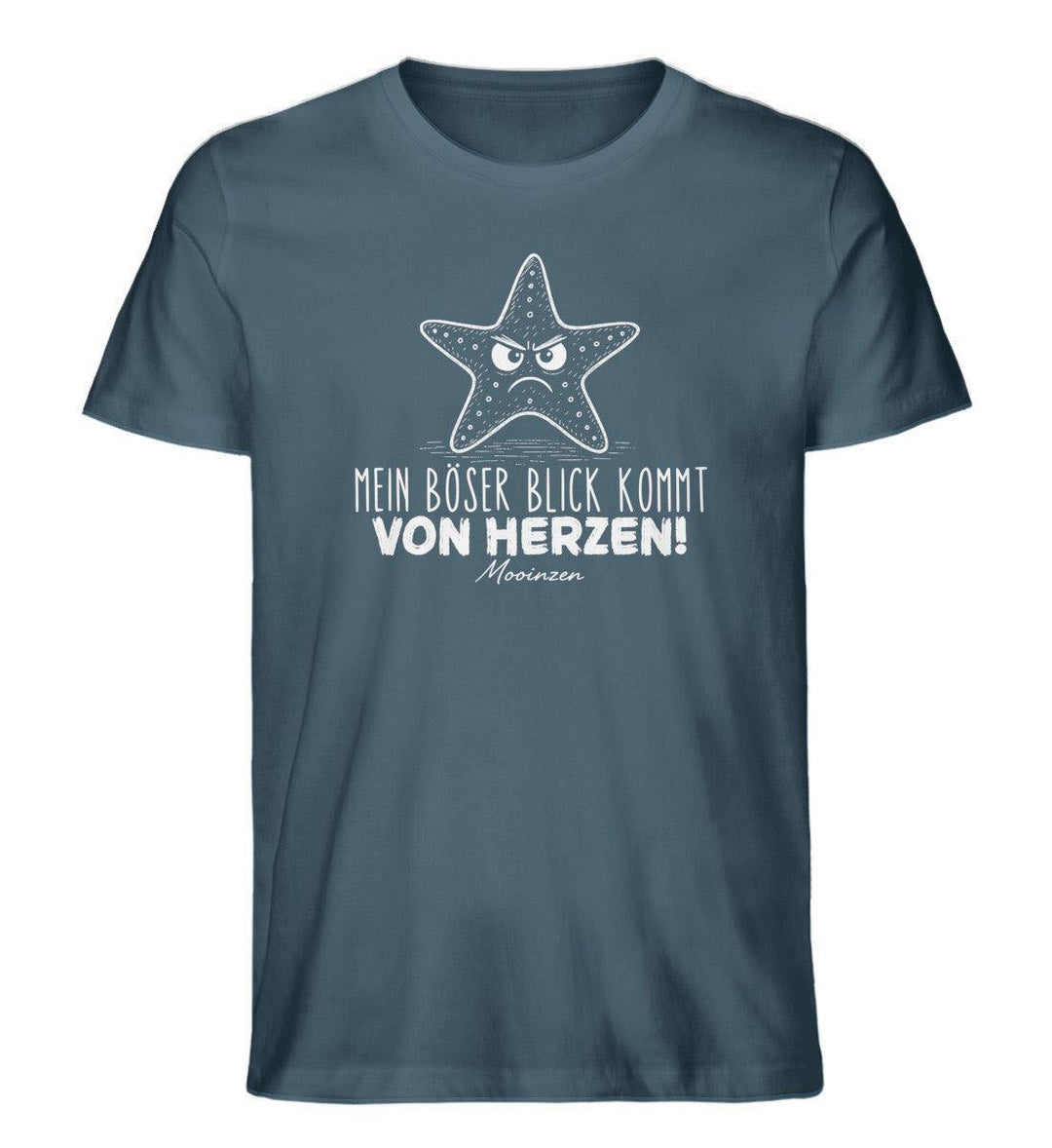 Mein Böser blick kommt von Herzen · Herren Premium Bio T-Shirt-Herren Premium Bio T-Shirt-Stargazer-XS-Mooinzen
