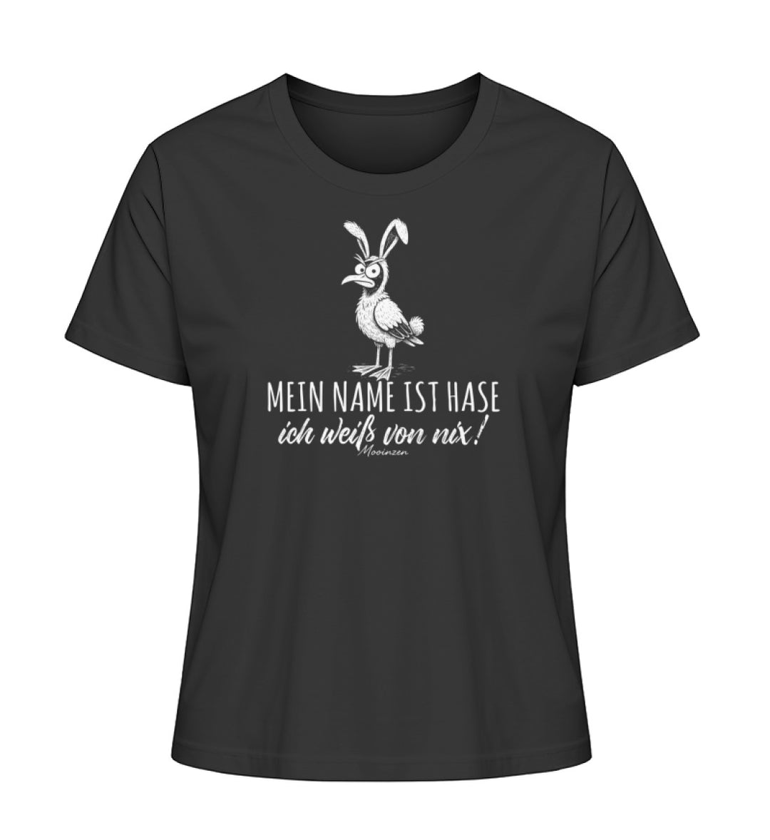 Mein Name ist Hase ich weiß von nix · Damen Premium Bio T-Shirt 2.0-Damen Premium Bio T-Shirt 2.0-Black-XS-Mooinzen