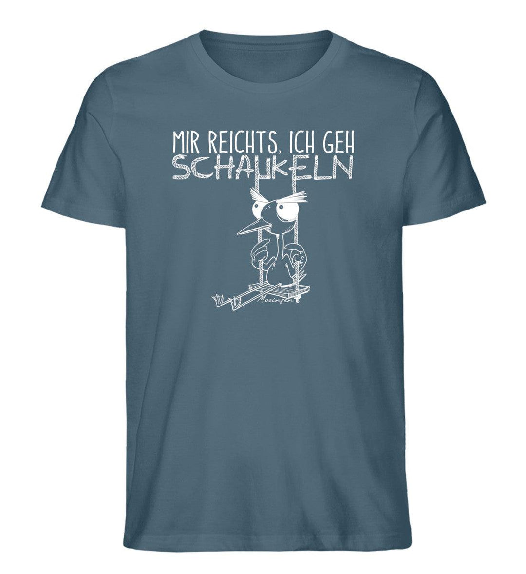 Mir reichts ich geh schaukeln · Herren Premium Bio T-Shirt-Herren Premium Bio T-Shirt-Stargazer-XS-Mooinzen