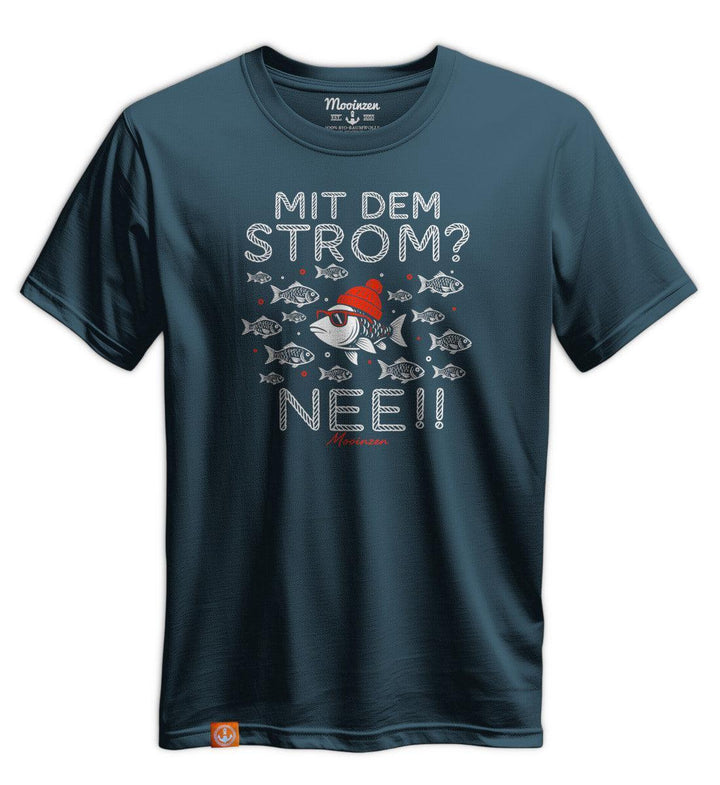 Mit Dem Strom? Nee!! · Unisex Premium Bio T-Shirt-Unisex Premium Bio T-Shirt-stargazer-S-Mooinzen