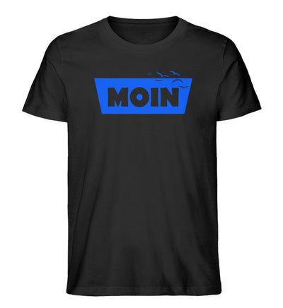 Moin Batch Blau · Herren Premium Bio T-Shirt-Herren Premium Bio T-Shirt-Black-XS-Mooinzen