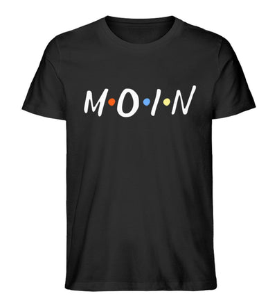 Moin Bunte Punkte · Herren Premium Bio T-Shirt-Herren Premium Bio T-Shirt-Black-XS-Mooinzen