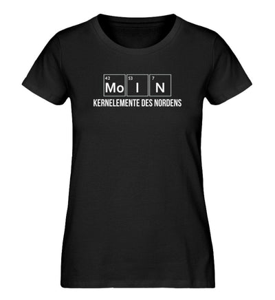 Moin Elemente · Damen Premium Bio T-Shirt-Damen Premium Bio T-Shirt-Black-S-Mooinzen