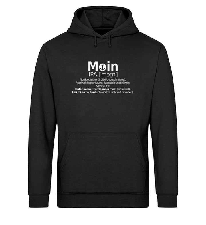 Moin Lexikon · Unisex Bio Hoodie-Unisex Bio Hoodie-Black-S-Mooinzen