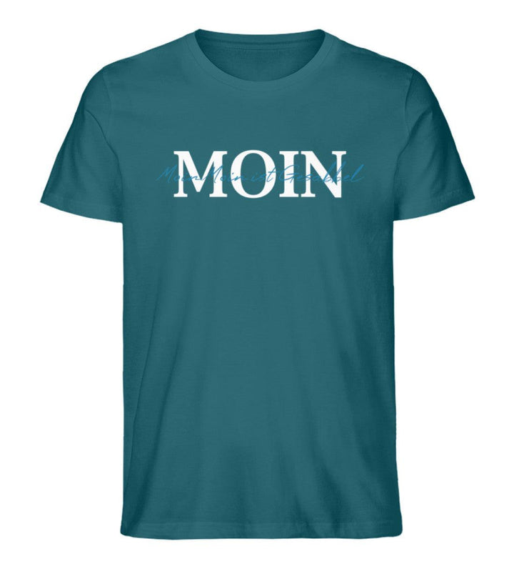 Moin Moin gesabbel · Herren Premium Bio T-Shirt-Herren Premium Bio T-Shirt-Ocean Depth-S-Mooinzen