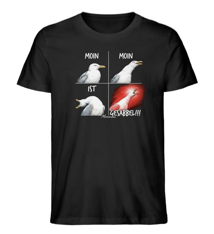 Moin Moin ist Gesabbel · Herren Premium Bio T-Shirt-Herren Premium Bio T-Shirt-Black-XS-Mooinzen