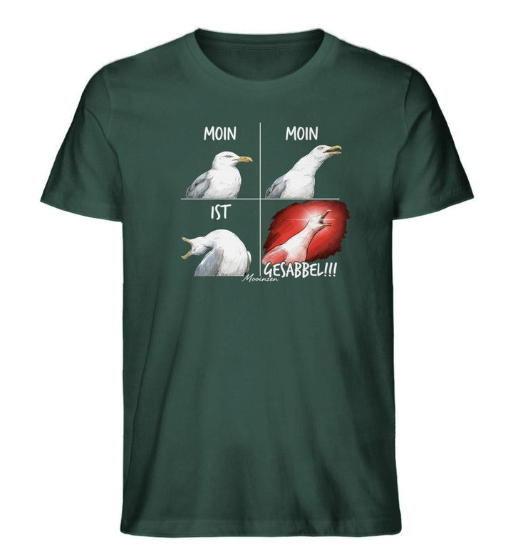Moin Moin ist Gesabbel · Herren Premium Bio T-Shirt-Herren Premium Bio T-Shirt-Glazed Green-XS-Mooinzen