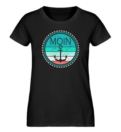 Moin Retro Grün · Damen Premium Bio T-Shirt-Damen Premium Bio T-Shirt-Black-S-Mooinzen