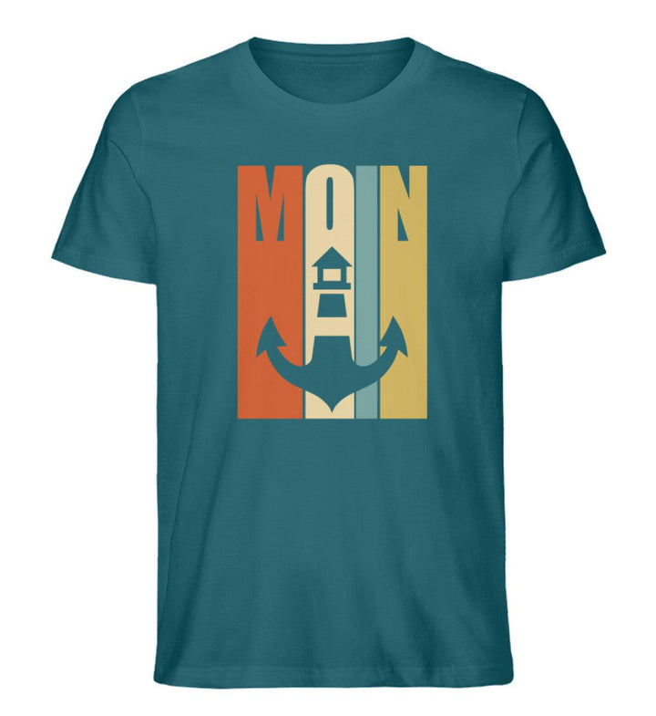 Moin Retro · Herren Premium Bio T-Shirt-Herren Premium Bio T-Shirt-Ocean Depth-XL-Mooinzen