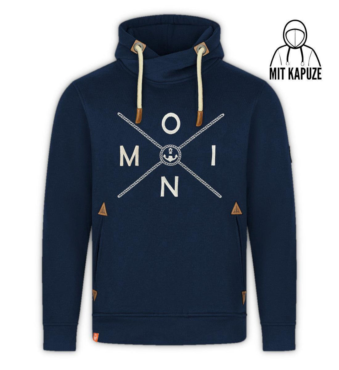 Moin Simple Seil (Stick) · Unisex Bio Schalkragen Hoodie-Unisex Bio Schalkragen Hoodie-Mooinzen